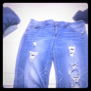 American eagle jean crops
